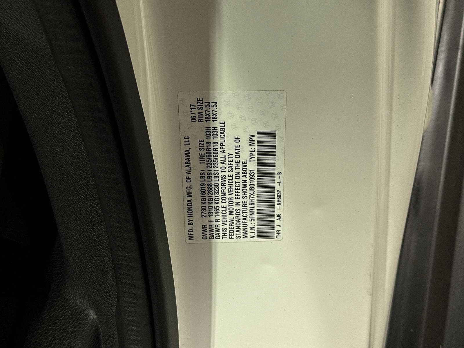 Used 2018 Honda Odyssey EX-L image 14