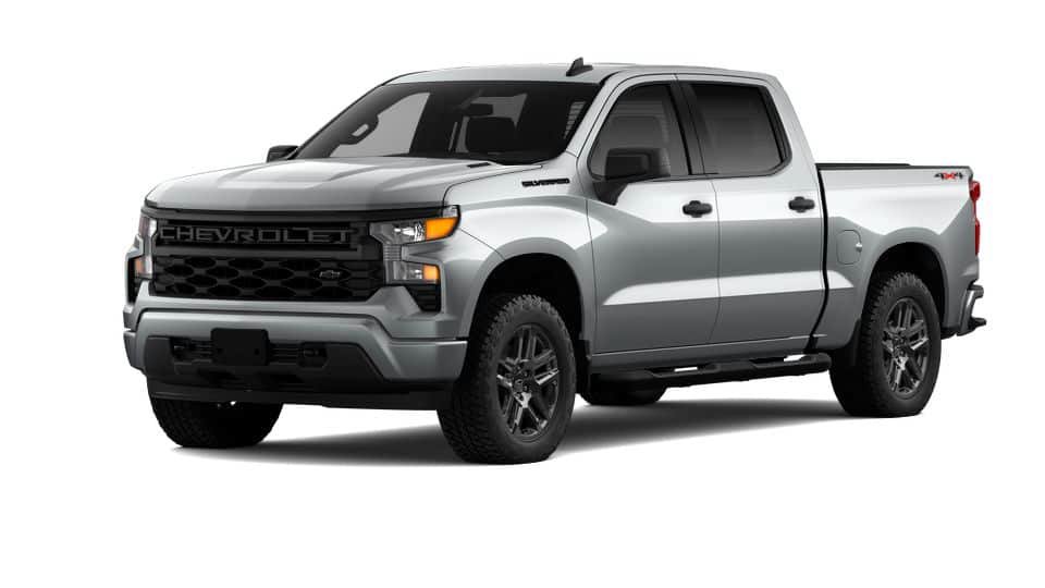 New 2026 Chevrolet Silverado 1500 Custom w/ Turbomax Blackout Package AWD/4WD image 25