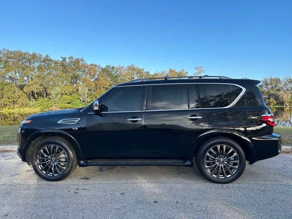 Used 2021 Nissan Armada Platinum w/ Captain's Chairs Package image 2