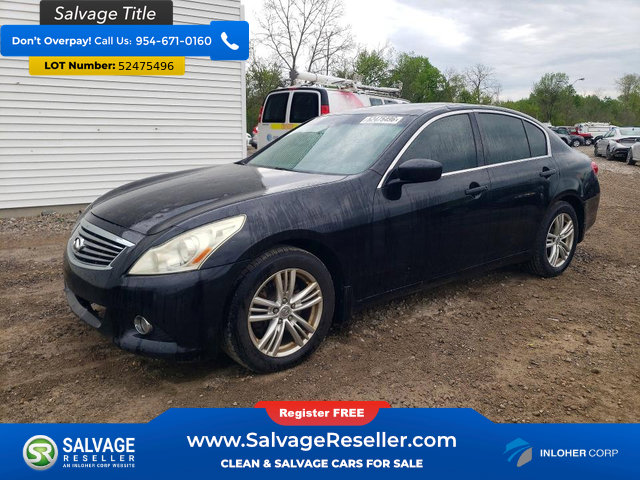 Used 2012 INFINITI G37 x Sedan w/ Premium Pkg AWD/4WD image 1