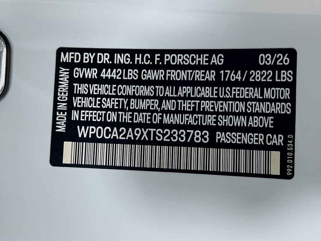 New 2026 Porsche 911 Carrera RWD image 33