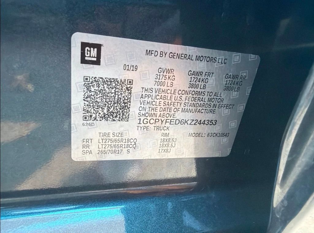 Used 2019 Chevrolet Silverado 1500 LT Trail Boss image 12