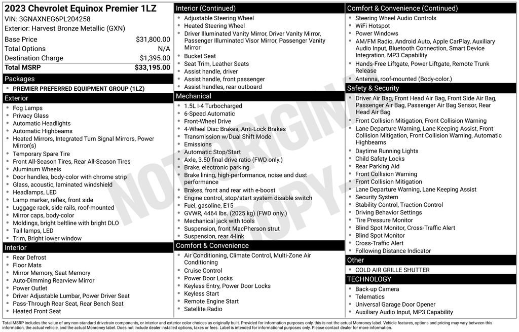 Certified 2023 Chevrolet Equinox Premier FWD image 6