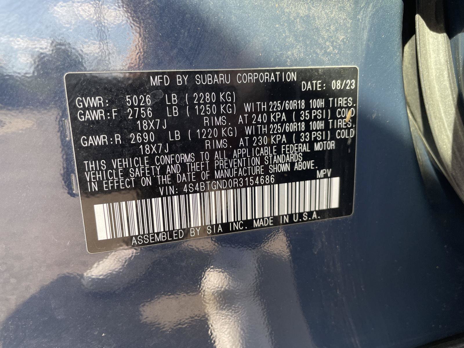 Certified 2024 Subaru Outback Limited XT AWD/4WD image 27