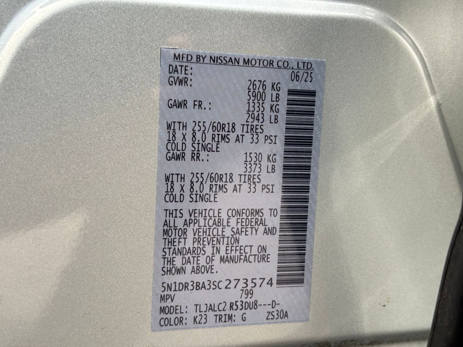 Used 2025 Nissan Pathfinder SV FWD image 27