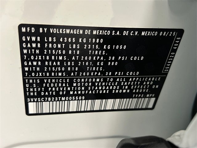 New 2026 Volkswagen Taos SE image 20