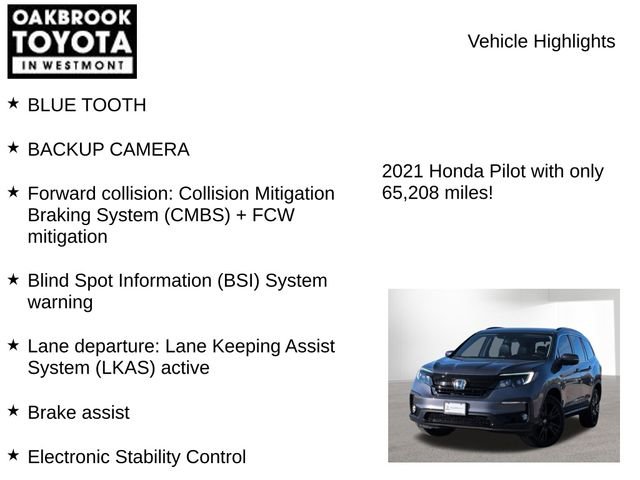 Used 2021 Honda Pilot Special Edition image 7