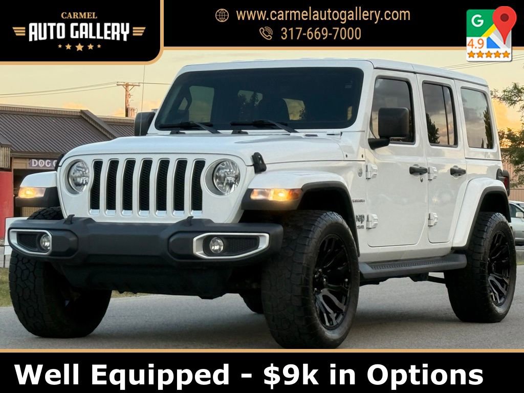 Used 2021 Jeep Wrangler Unlimited Sahara w/ Uconnect 4C Nav & Sound Group image 1