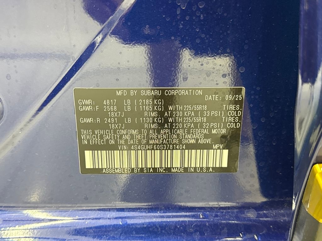 New 2025 Subaru Crosstrek 2.5i Sport image 27