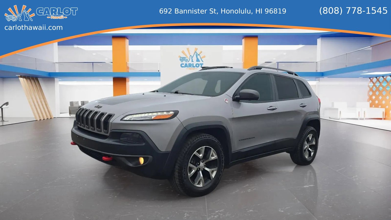 Used 2017 Jeep Cherokee Trailhawk AWD/4WD image 1