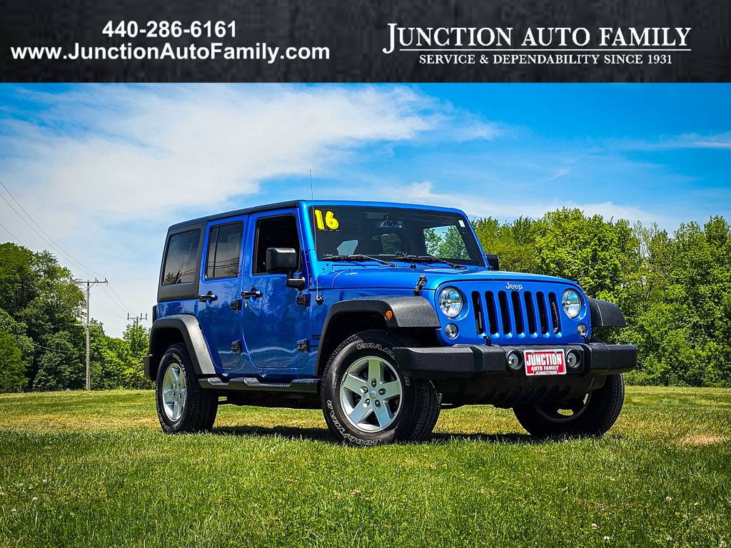 Used 2016 Jeep Wrangler Unlimited Sport w/ Quick Order Package 24S