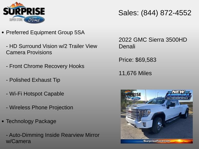 Used 2022 GMC Sierra 3500 Denali w/ Denali Ultimate Package AWD/4WD image 18