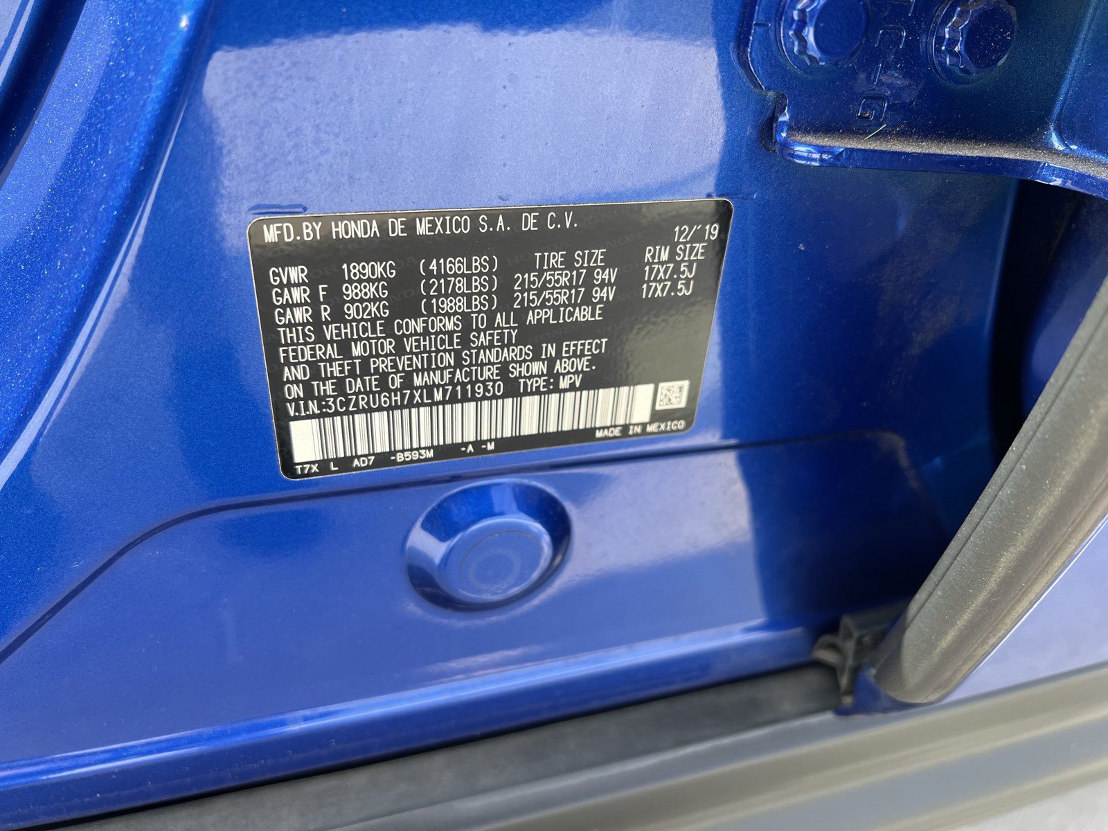 Used 2020 Honda HR-V EX-L image 38