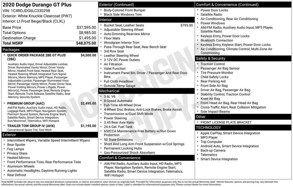 Used 2020 Dodge Durango GT image 6