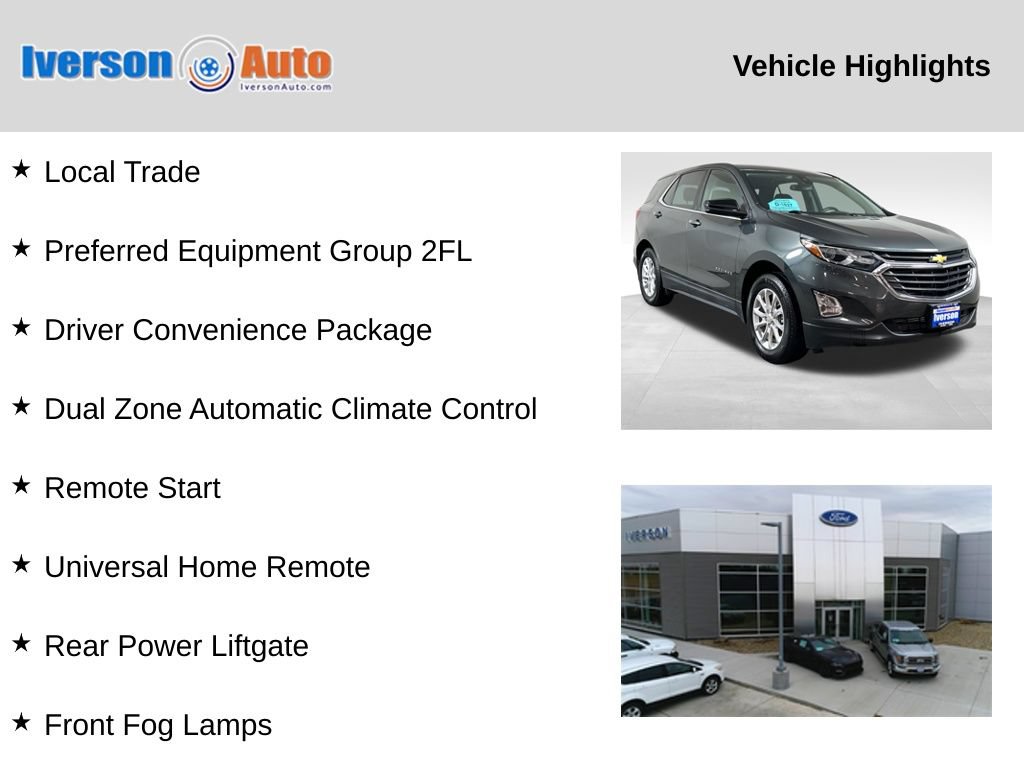 Used 2020 Chevrolet Equinox LT w/ Driver Convenience Package AWD/4WD image 2