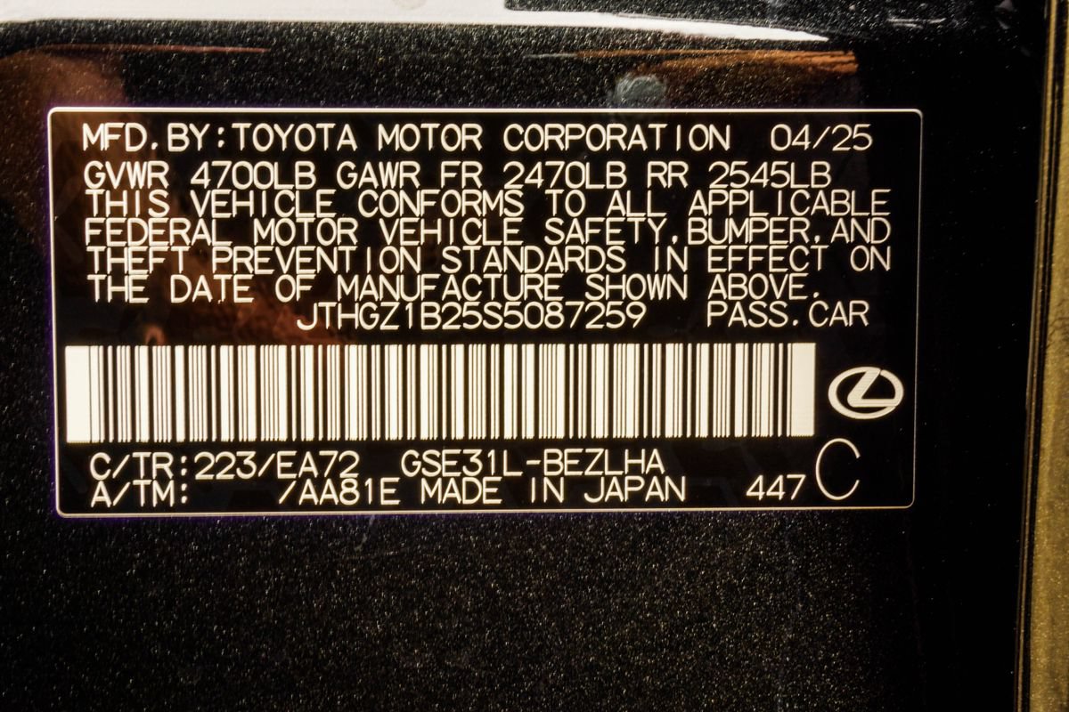 Used 2025 Lexus IS 350 F Sport w/ Accessory Package 2 RWD image 42