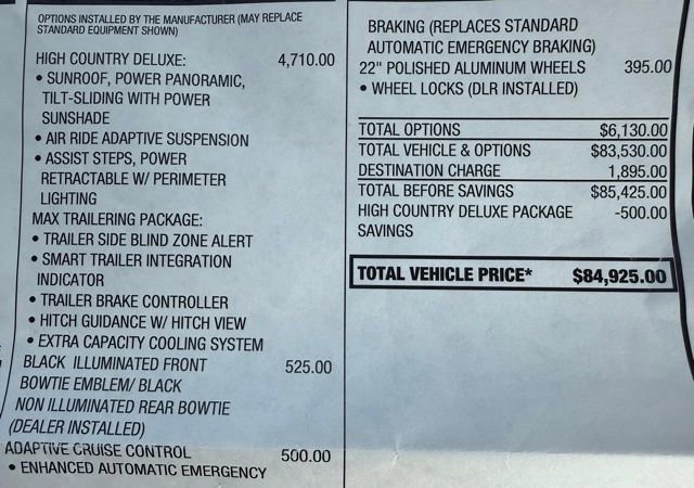 Used 2023 Chevrolet Tahoe High Country image 39