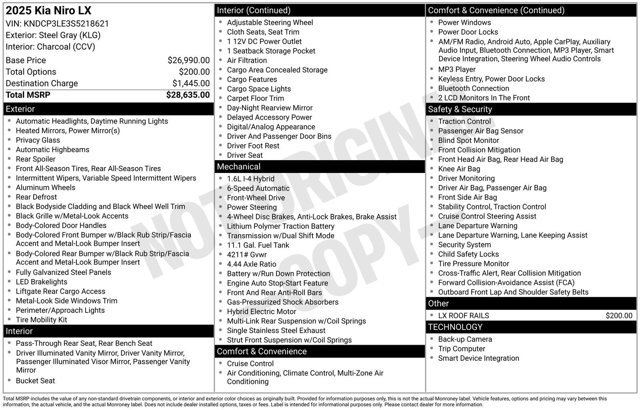 Certified 2025 Kia Niro LX image 24
