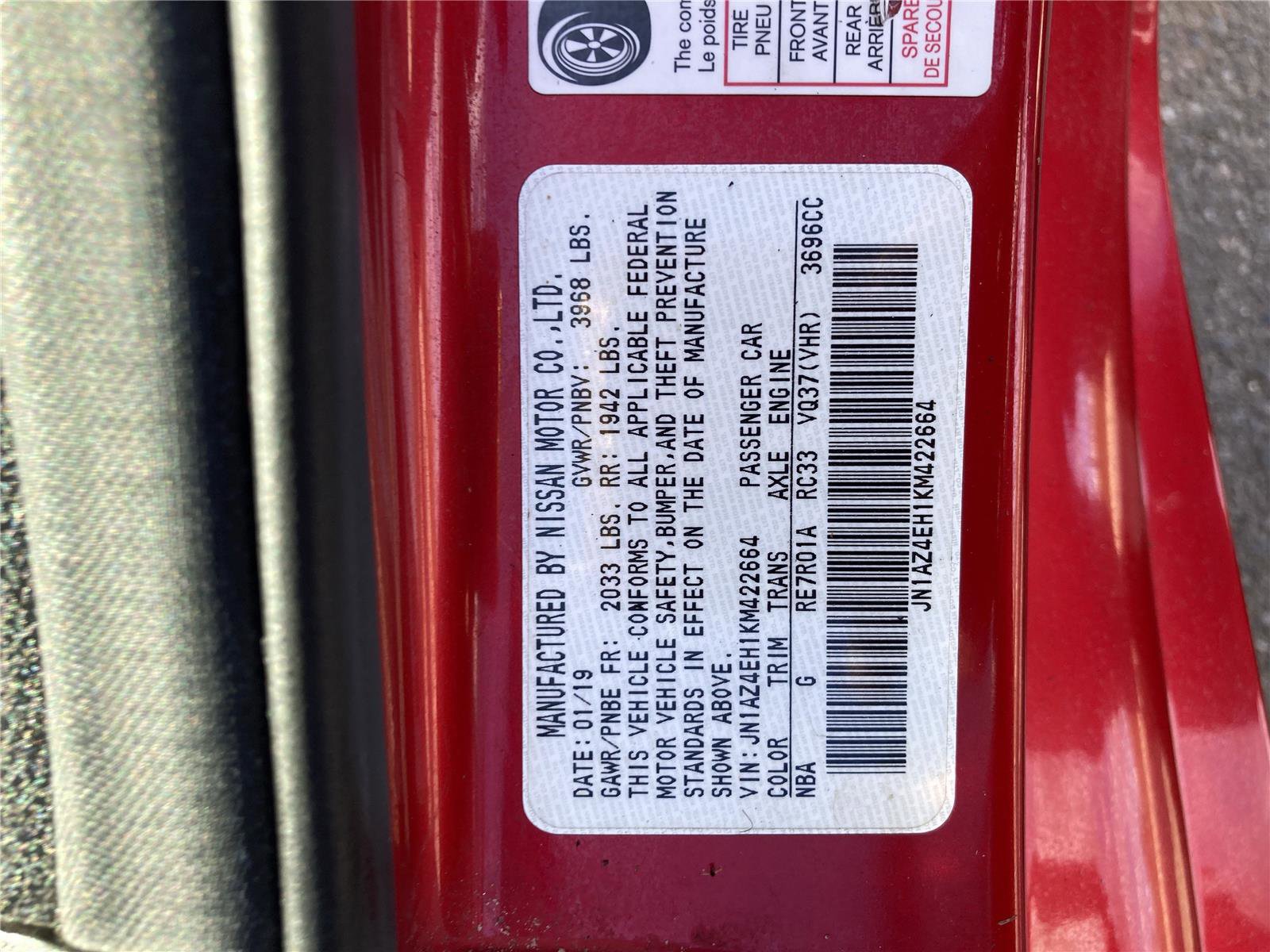 Used 2019 Nissan 370Z Touring Sport image 29