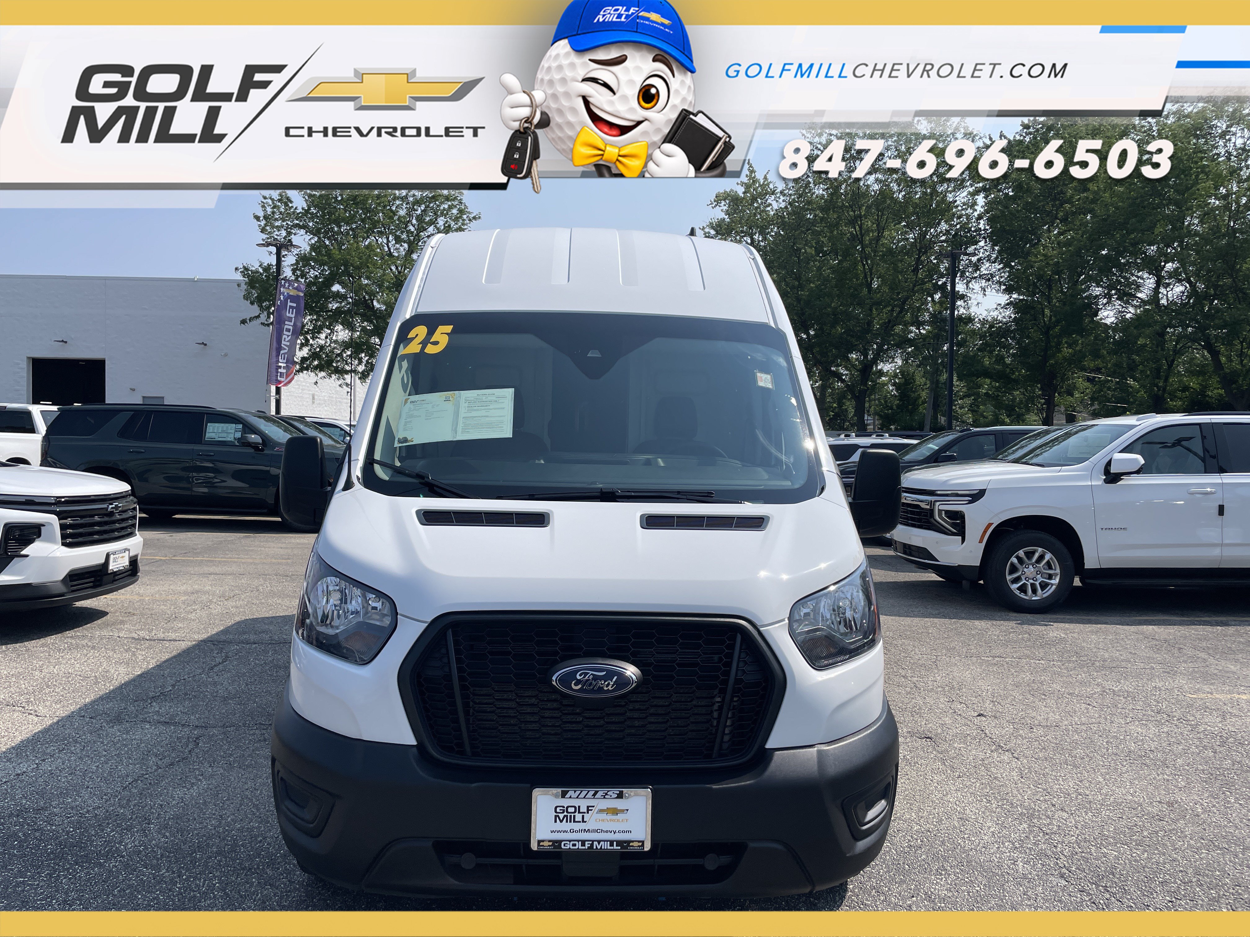 Used 2025 Ford Transit 250 148 High Roof Extended w/ Load Area Protection Package RWD image 3