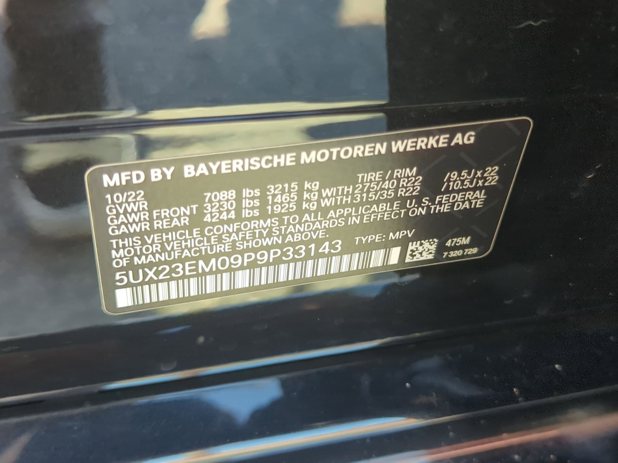 Certified 2023 BMW X7 xDrive40i w/ M Sport Package image 36