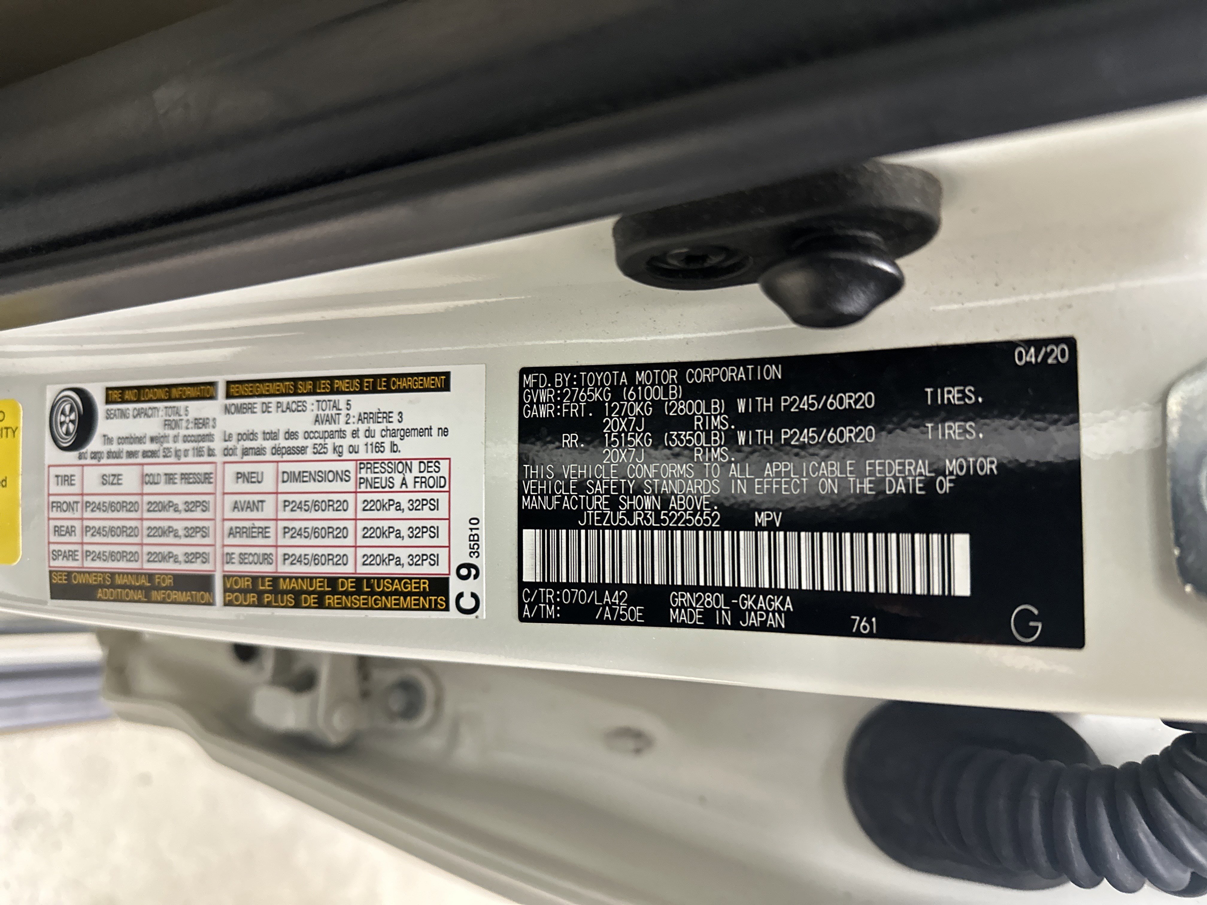 Used 2020 Toyota 4Runner Limited image 35