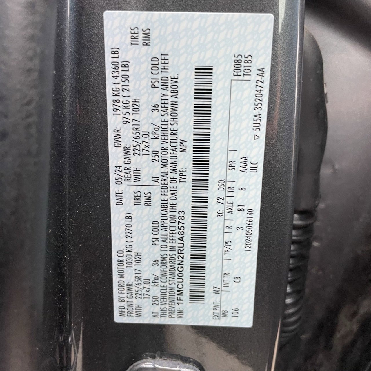 Used 2024 Ford Escape Active image 26