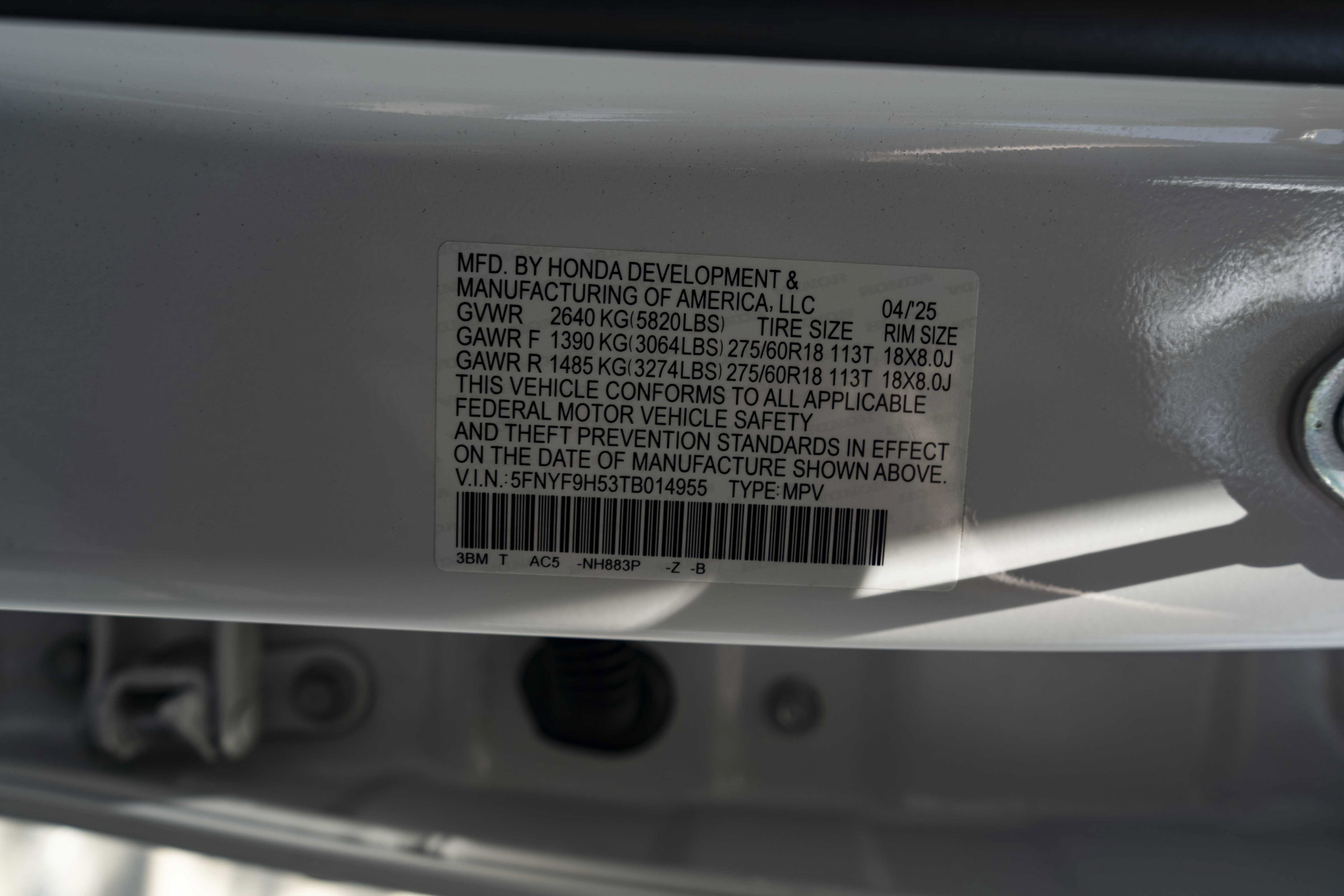 Certified 2026 Honda Passport TrailSport image 48