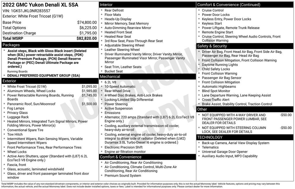 Used 2022 GMC Yukon XL Denali RWD image 23