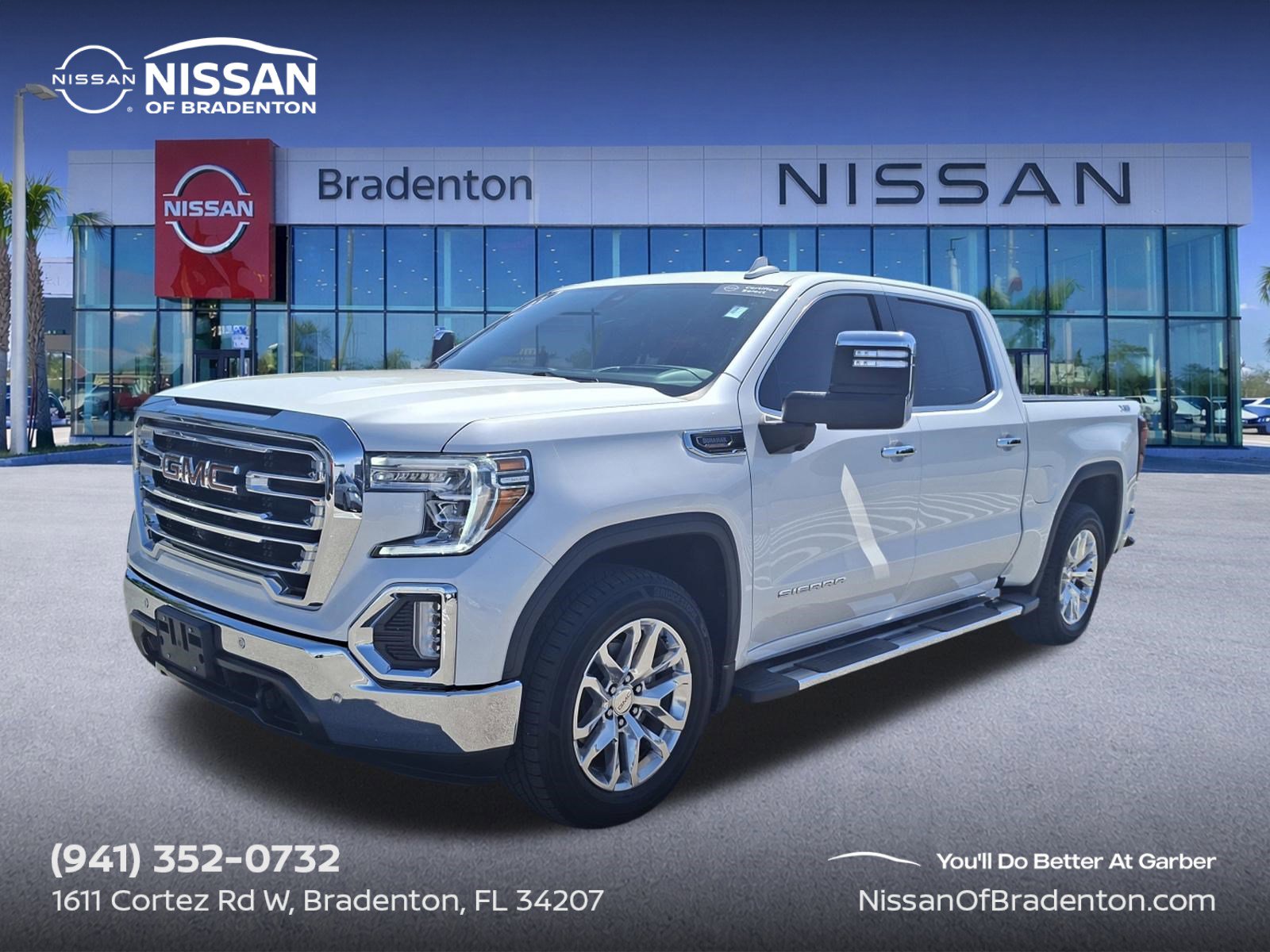 Used 2021 GMC Sierra 1500 SLT w/ SLT Premium Plus Package AWD/4WD image 1