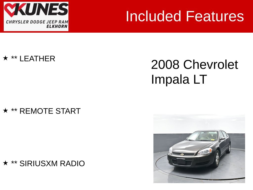 Used 2008 Chevrolet Impala LT w/ Luxury Edition Package FWD image 3