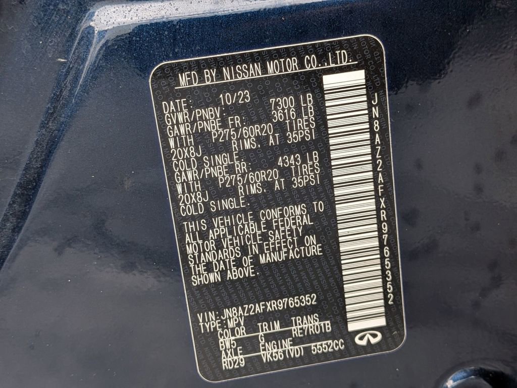 Used 2024 INFINITI QX80 Luxe image 37