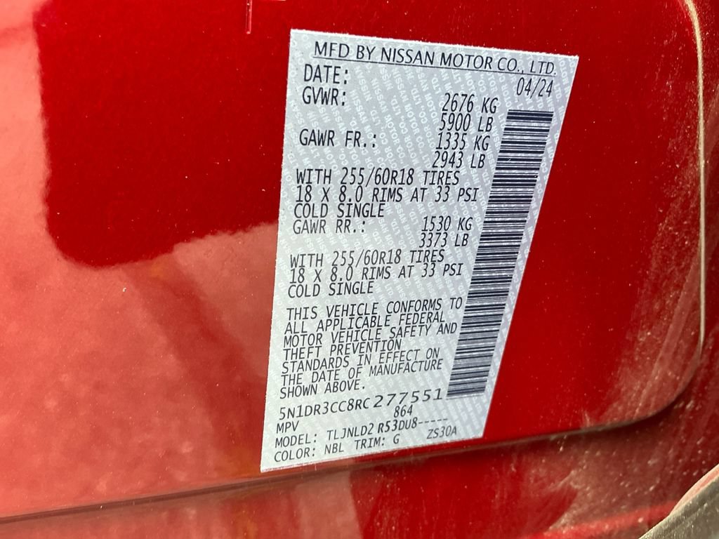 Used 2024 Nissan Pathfinder SL AWD/4WD image 30
