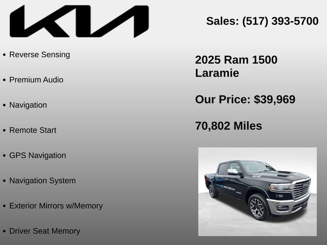 Used 2025 RAM 1500 Laramie AWD/4WD image 10