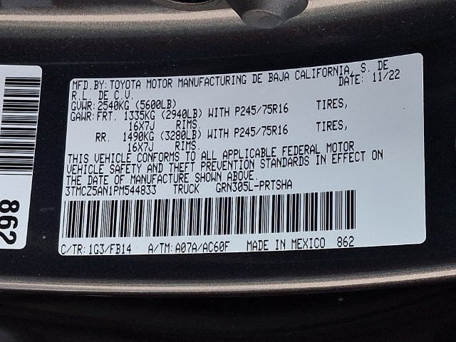 Used 2023 Toyota Tacoma SR AWD/4WD image 26