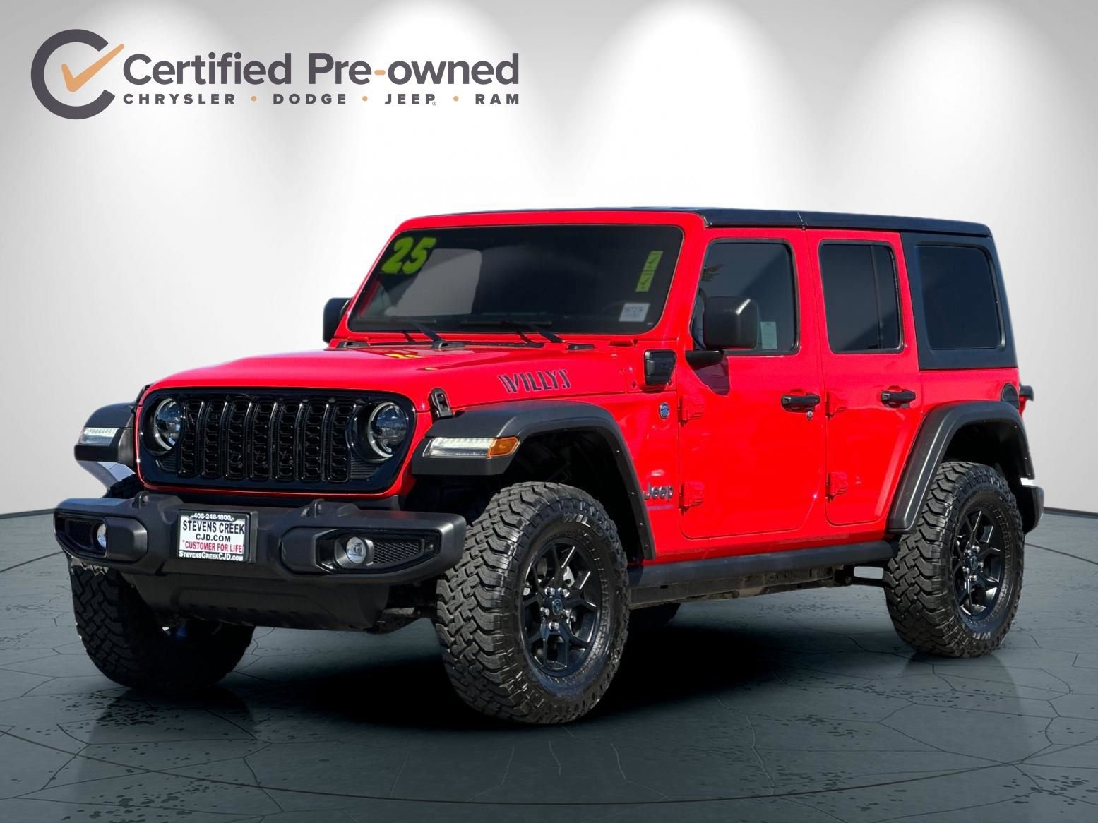 Certified 2025 Jeep Wrangler Unlimited Sport S 4xe image 8