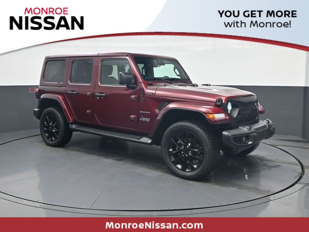 Used 2021 Jeep Wrangler Unlimited Sahara 4xe w/ Cold Weather Group image 1