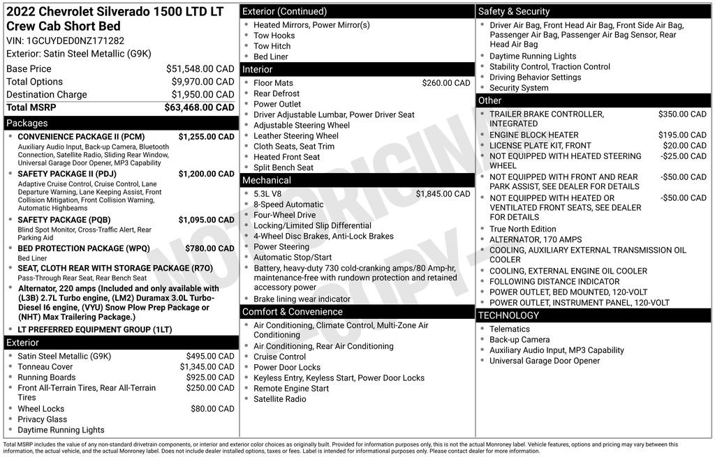Used 2022 Chevrolet Silverado 1500 LT w/ Convenience Package II AWD/4WD image 40