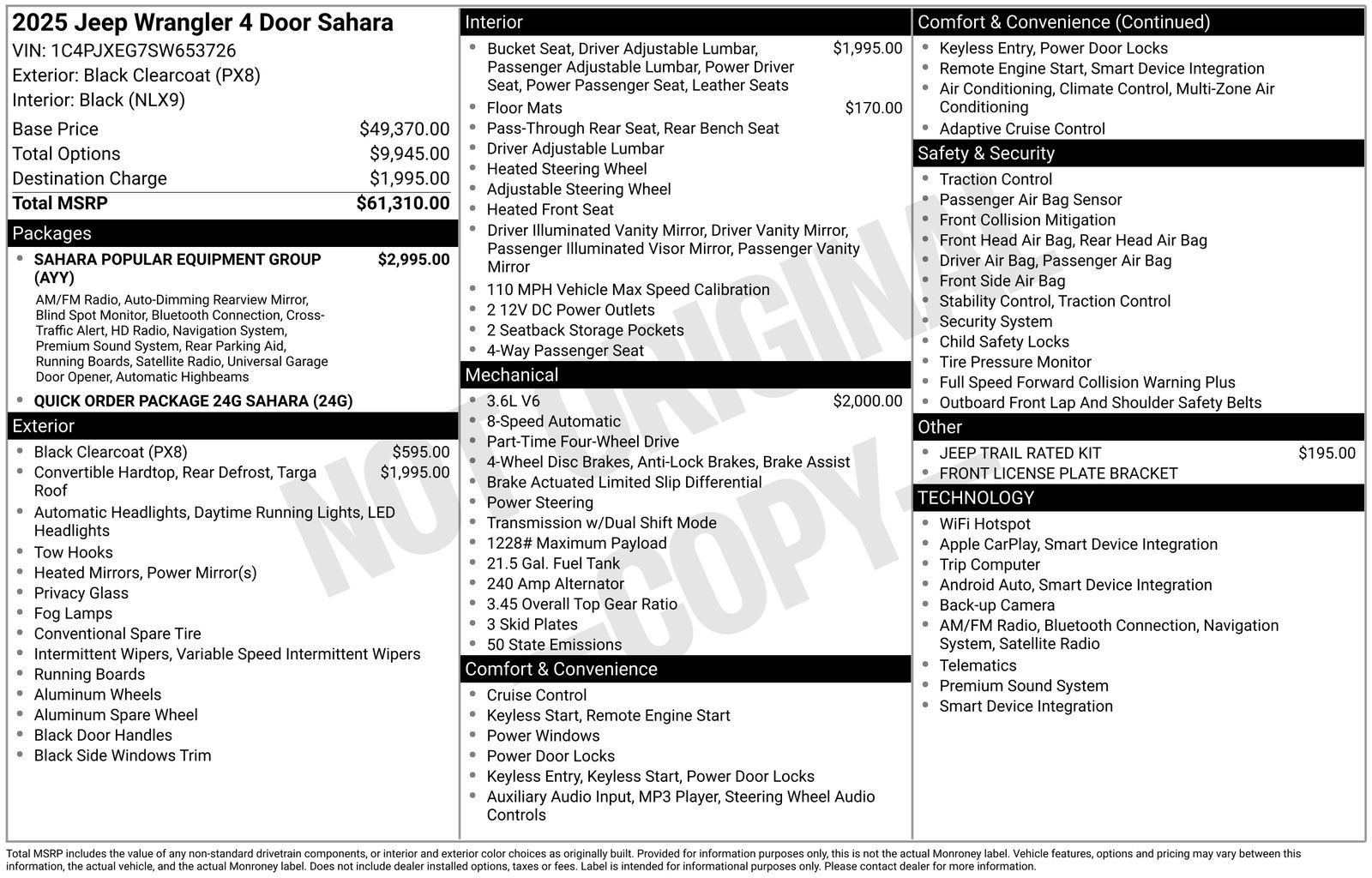 New 2025 Jeep Wrangler Sahara image 35
