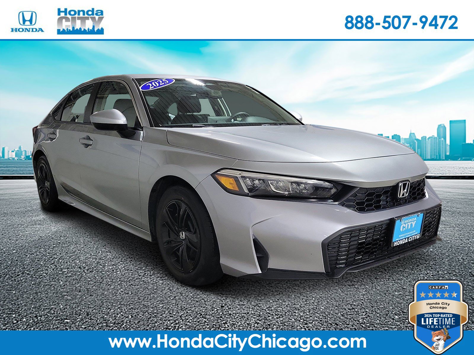 Used 2025 Honda Civic LX image 1