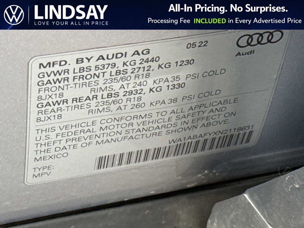 Used 2022 Audi Q5 2.0T Premium image 26