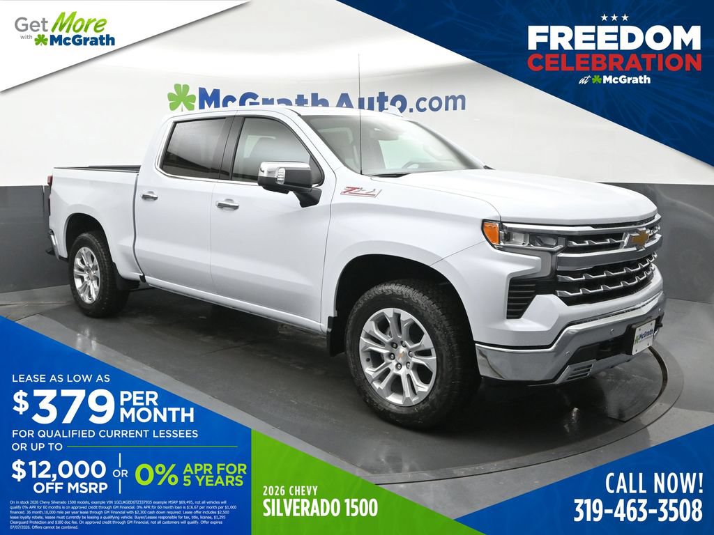 New 2026 Chevrolet Silverado 1500 LTZ w/ Z71 Off-Road Package