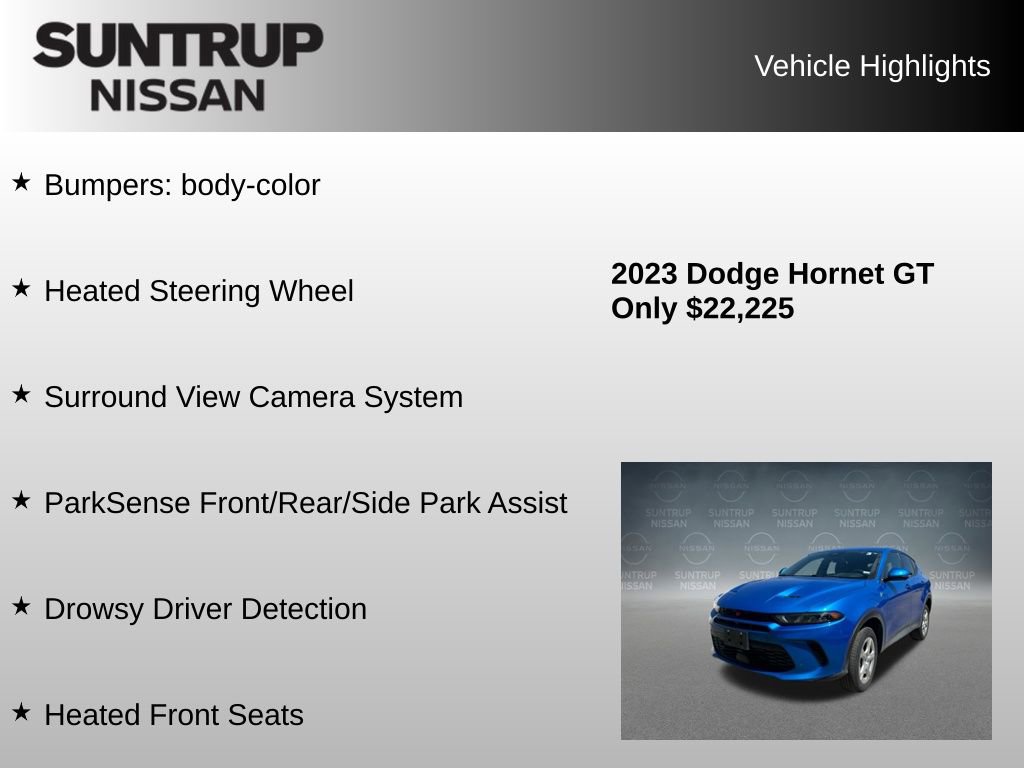 Used 2023 Dodge Hornet GT w/ Tech Pack w/o Parking AWD/4WD image 23