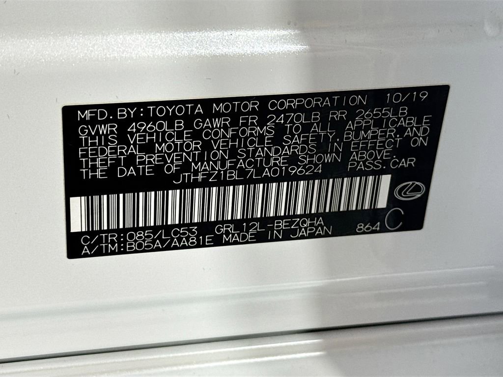 Used 2020 Lexus GS 350 w/ Premium Package image 41