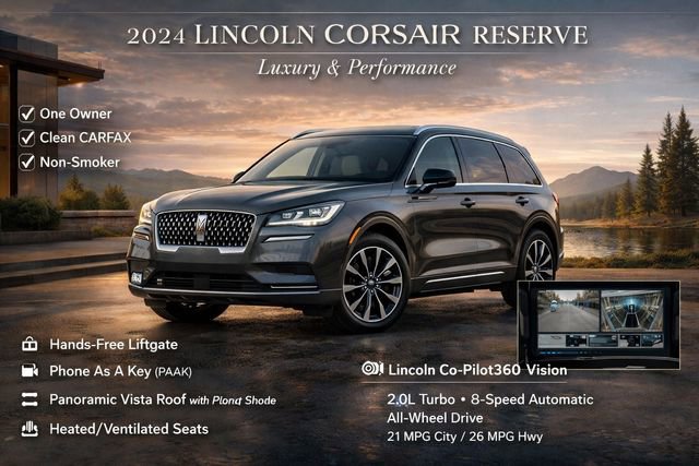 Certified 2024 Lincoln Corsair Reserve w/ Equipment Group 201A image 3