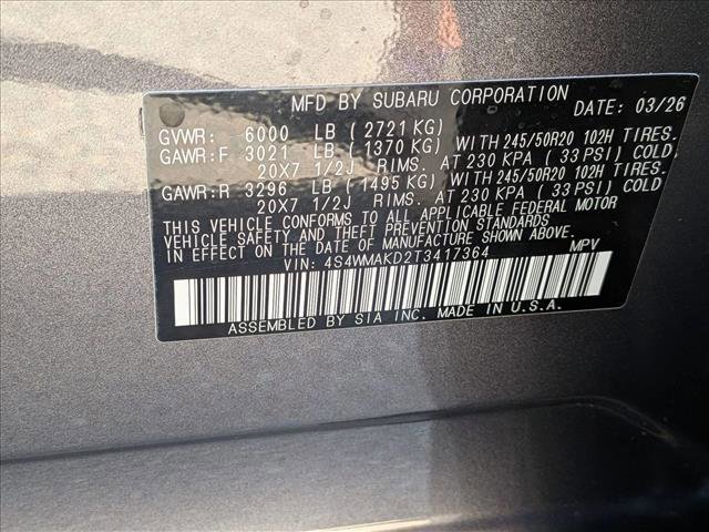 New 2026 Subaru Ascent Touring AWD/4WD image 19