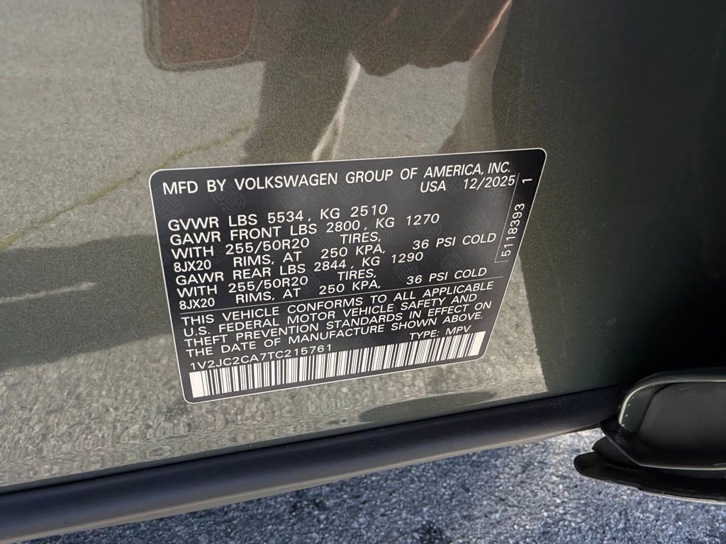 New 2026 Volkswagen Atlas Cross Sport SE image 33