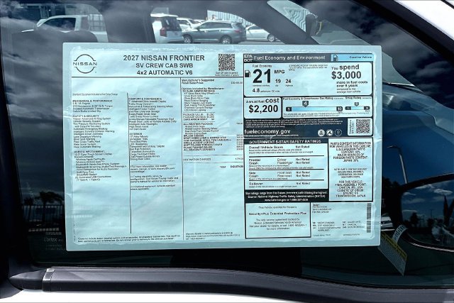 New 2027 Nissan Frontier SV w/ All-Weather Content Package RWD image 14