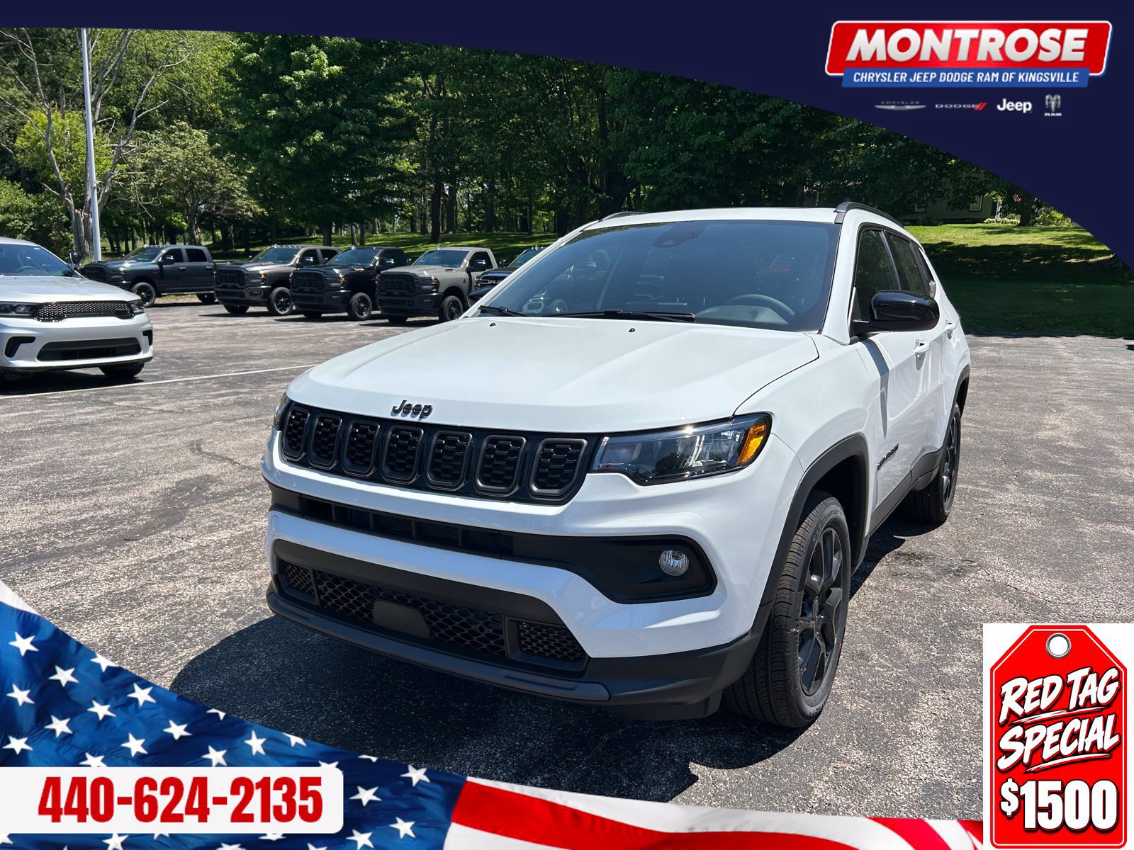 New 2026 Jeep Compass Latitude w/ Sun and Sound Group AWD/4WD image 36