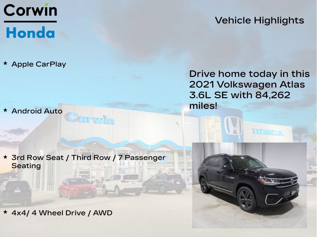 Used 2021 Volkswagen Atlas SE image 6